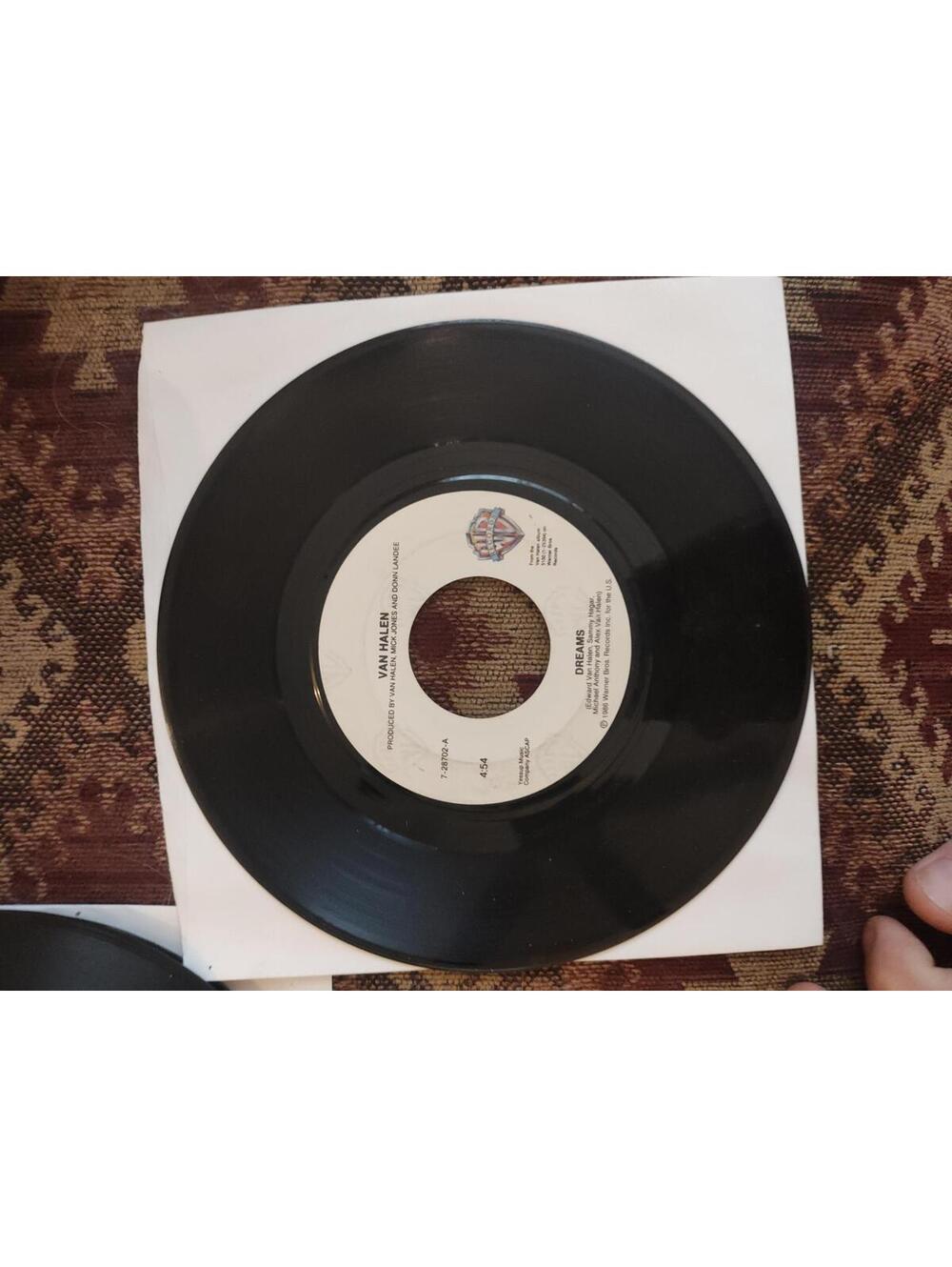 Van Halen - Dreams / Inside- vintage vinyl 45 NM